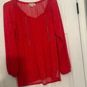 MICHAEL Michael Kors Red Blouse